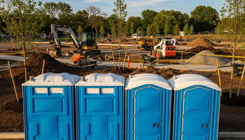 John Smith, owner of Tulsa Porta Potty Pros, participating in a local charity event in Tulsa, OK