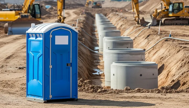 Portable Urinal Station, Commercial construction site, North Tulsa, Tulsa, OK