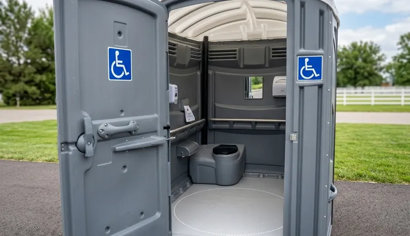 ADA-Compliant Porta Potty event setup in Tulsa, OK