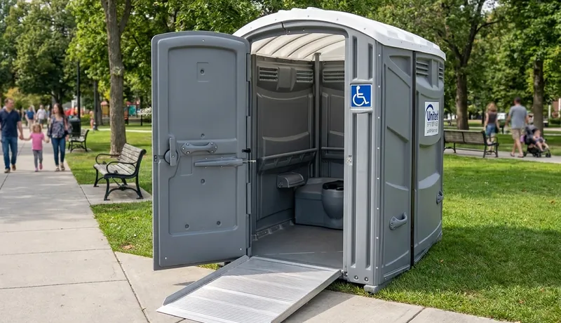ADA-Compliant Porta Potty delivery to site in Tulsa, OK