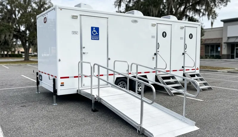 ADA Restroom Trailer event setup in Tulsa, OK