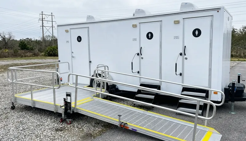 ADA Restroom Trailer rental unit in Tulsa, OK