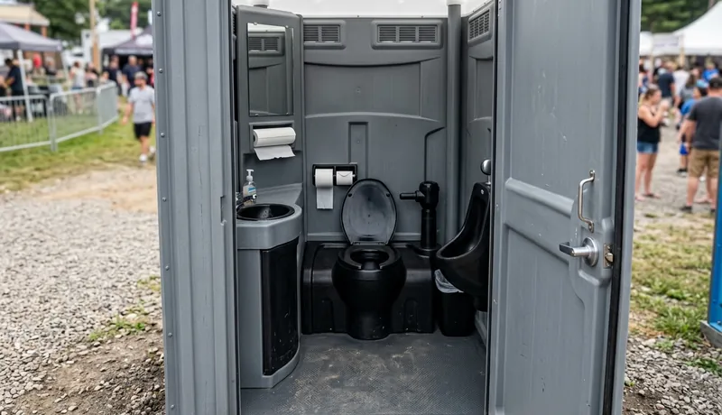 Deluxe Porta Potty (with Flushing) rental unit in Tulsa, OK