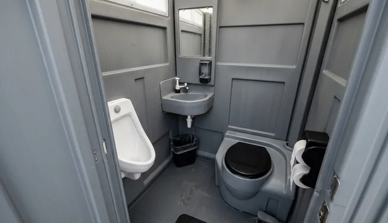 Deluxe Porta Potty (with Flushing) delivery to site in Tulsa, OK