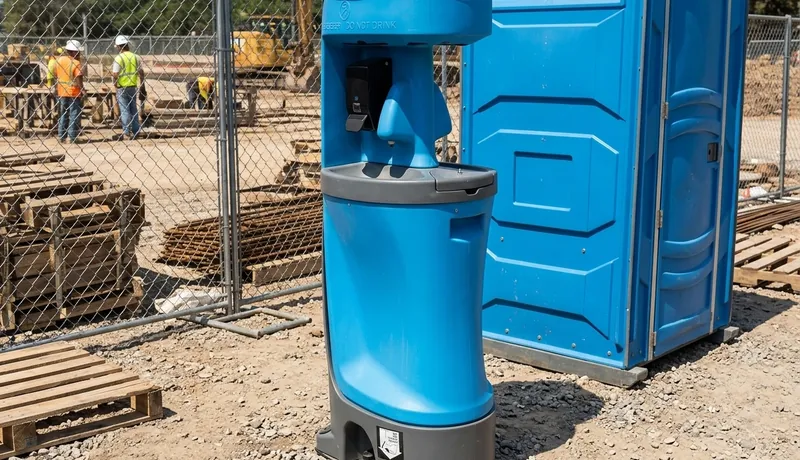 Standard Hand Washing Station, Commercial construction site, Tulsa, OK