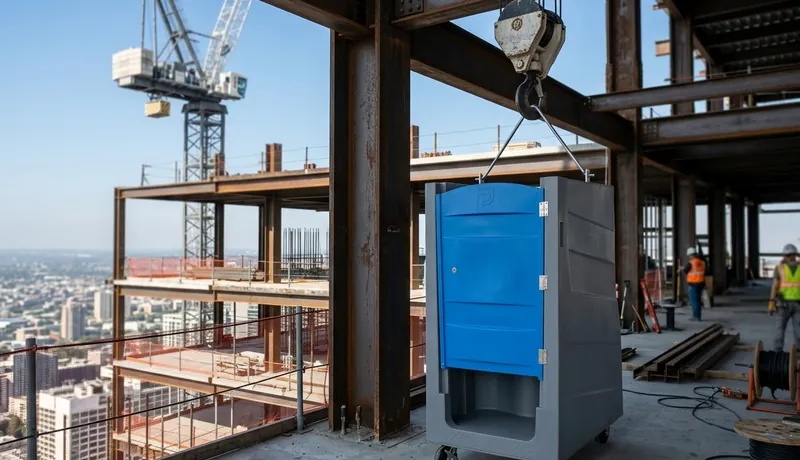 High-Rise Porta Potty in Tulsa, OK