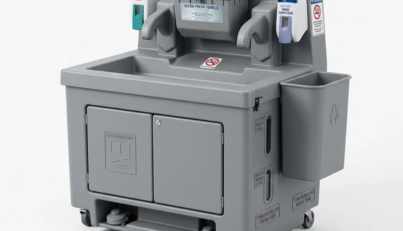 Portable Sink Station clean interior in Tulsa, OK