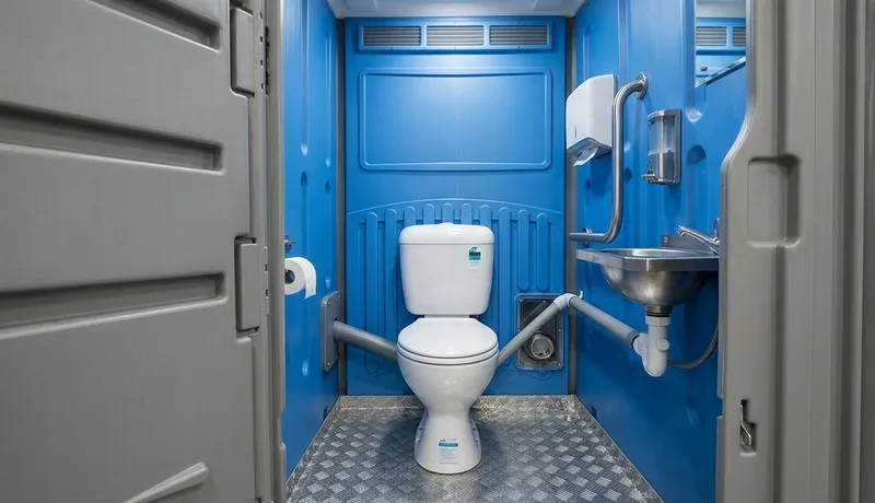 Sewer-Connected Portable Toilet in Tulsa, OK