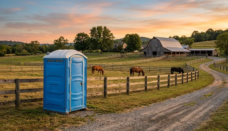Standard porta potty for construction sites in Tulsa, OK
