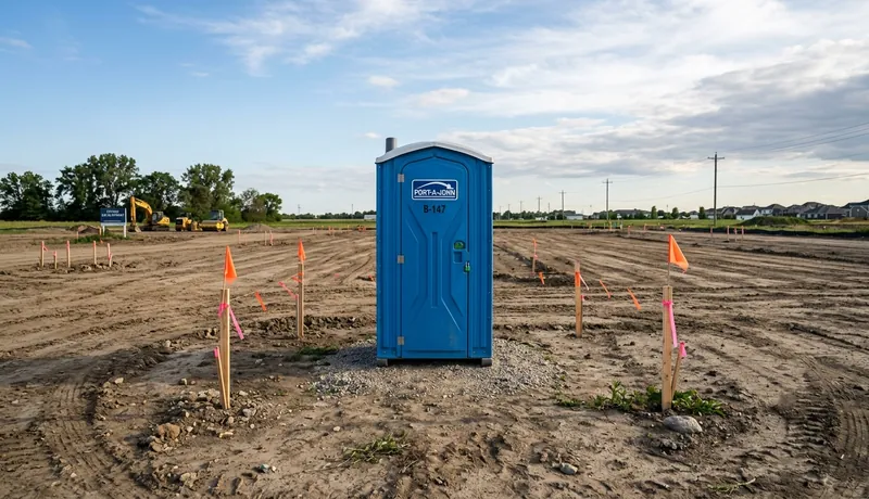Standard Porta Potty clean interior in Tulsa, OK