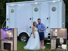 Wedding Restroom Package on-site placement in Tulsa, OK
